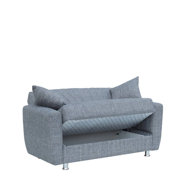 Καναπές Κρεβάτι Διθέσιος  JUAN Γκρι 150x84x86cm