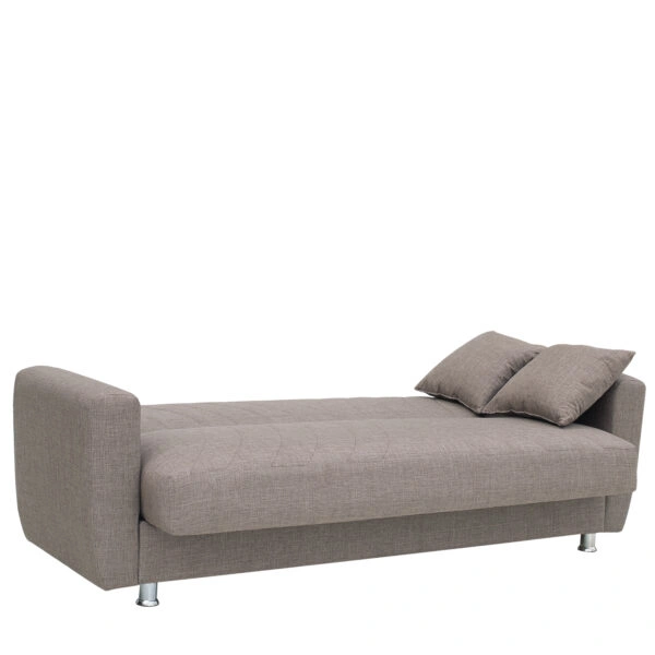 Καναπές Κρεβάτι Τριθέσιος JUAN Καφέ 210x84x86cm