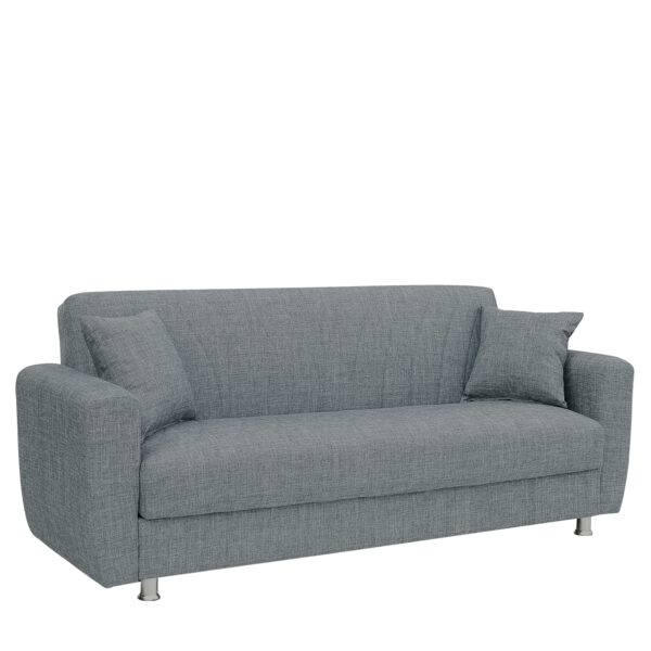 Καναπές Κρεβάτι Τριθέσιος JUAN Γκρι 210x84x86cm