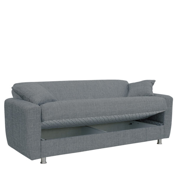 Καναπές Κρεβάτι Τριθέσιος JUAN Γκρι 210x84x86cm