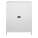 Κομότα Δίφυλλη Marocco Λευκό 99x37x130.5cm