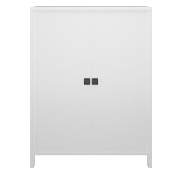 Κομότα Δίφυλλη Marocco Λευκό 99x37x130.5cm