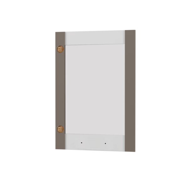 Άνω Πορτάκι-Τζάμι Δεξί Charlotte Μόκα 50x71.8x1.6cm