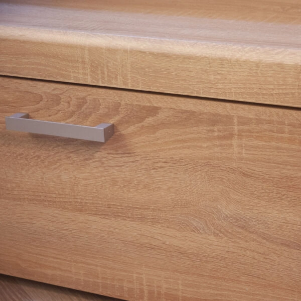 Damis Επιπλο TV 134x45x39εκ Με MDF Διακόσμηση Sonoma