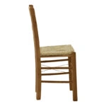 Καρέκλα καφενείου με ψάθα Ronson-Charchie καρυδί ξύλο 42x40x89εκ