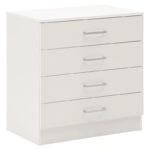 Συρταριέρα Elise  4ων συρταριών λευκό 69x40x71εκ