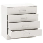 Συρταριέρα Elise  4ων συρταριών λευκό 69x40x71εκ