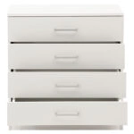 Συρταριέρα Elise  4ων συρταριών λευκό 69x40x71εκ