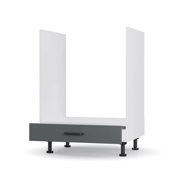 Modest Κάτω Ντουλάπι Φούρνου Ανθρακί 60x48x82cm