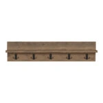 Κρεμάστρα τοίχου Esform  oak μελαμίνης 80x11x18εκ