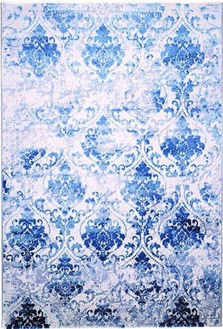 ΧΑΛΙ VELVET 4525/Grey Blue - 133cm x 190cm
