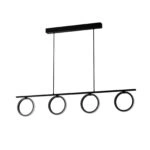 Φωτιστικό Κρεμαστό Led 35W 4000K Μαύρο 100x50x120cm