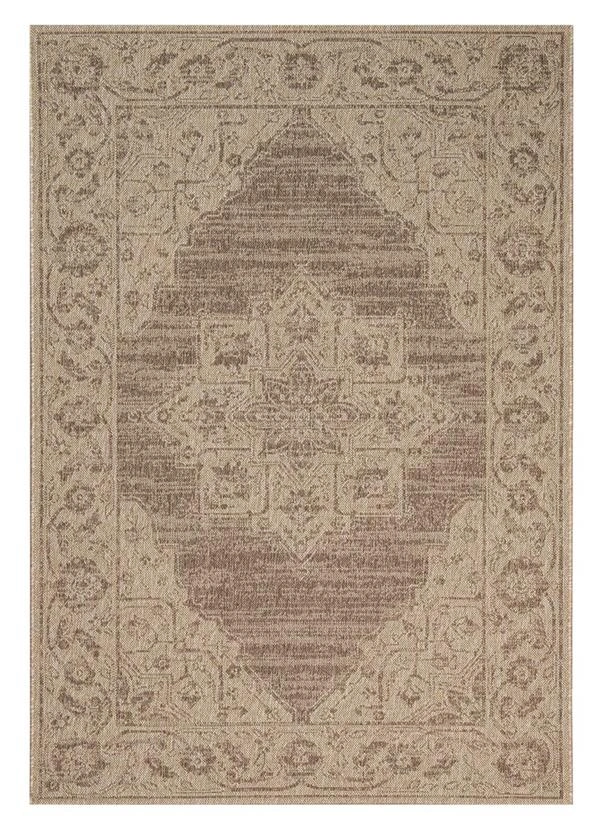 ΧΑΛΙ ETHNIK  204005C BROWN/CARAMEL BEIGE - 200X285