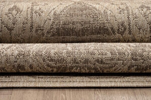 ΧΑΛΙ ETHNIK  204005C BROWN/CARAMEL BEIGE - 200X285