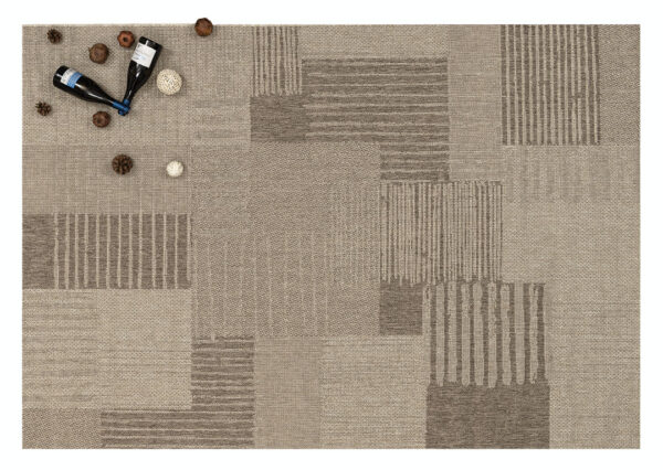 ΧΑΛΙ ETHNIK  20706C BROWN/CARAMEL BEIGE - 070X140