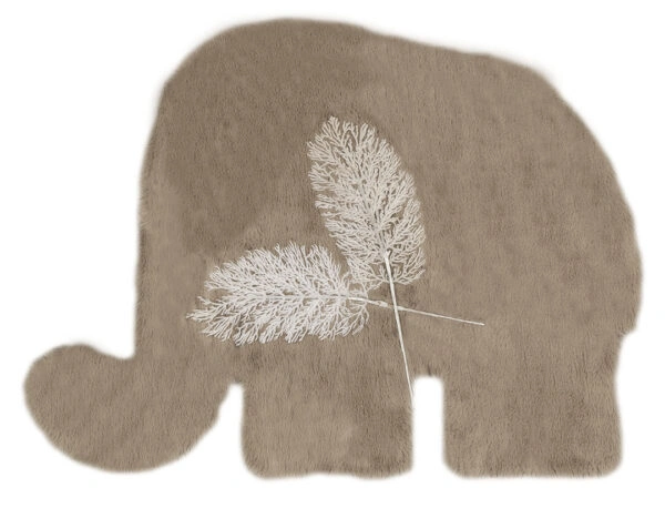 ΧΑΛΙ PUFFY FC25 TAUPE NEW ELEPHANT ANTISLIP - 080X110