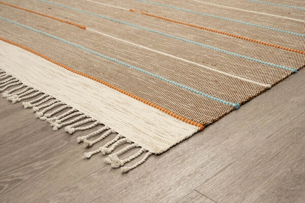 ΧΑΛΙ RIBELLA ΧΕΙΡΟΠΟΙΗΤΟ 600 BROWN - 160X230