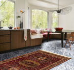 ΧΑΛΙ PERSIA 6057 BURGUNDY ΜΕ ΚΡΟΣΣΙ - SET067(2x140,1x200)