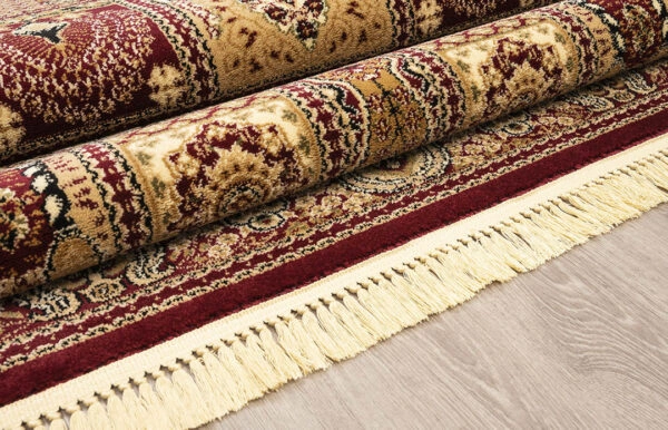 ΧΑΛΙ PERSIA 6283 BURGUNDY ΜΕ ΚΡΟΣΣΙ - 133X190