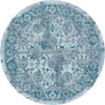 ΧΑΛΙ OSKA 5469/GREYISH BLUE - 160εκ - Στρόγγυλο