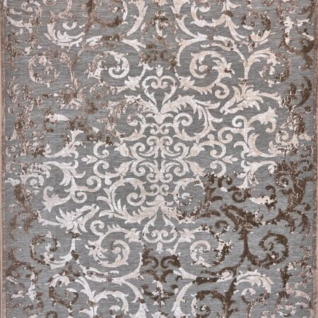 ΧΑΛΙ ZIRA 6236 GREY CREAM - 160εκ - Στρόγγυλο