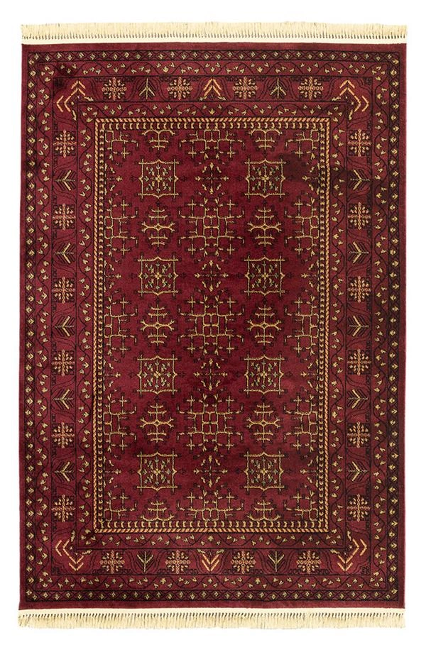 ΧΑΛΙ PERSIA   315 BURGUNDY ΜΕ ΚΡΟΣΣΙ - 160X230