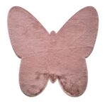 ΧΑΛΙ PUFFY JM7 DARK PINK BUTTERFLY ANTISLIP - 120X120B