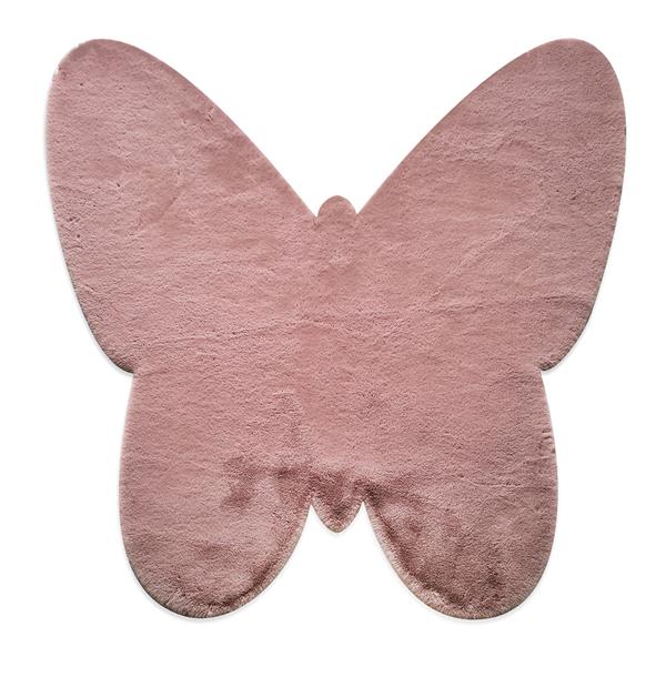 ΧΑΛΙ PUFFY JM7 DARK PINK BUTTERFLY ANTISLIP - 120X120B