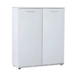 Ντουλάπι - παπουτσοθήκη 24 ζευγών Ultra  δίφυλλο σε χρώμα λευκό 91x35x108εκ.