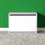 Παπουτσοθήκη μελαμίνης Step 6 ζευγών σε χρώμα λευκό 60x30x42εκ.