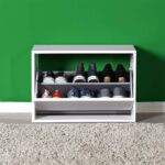 Παπουτσοθήκη μελαμίνης Step 6 ζευγών σε χρώμα λευκό 60x30x42εκ.