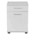 Κομοδίνο - Συρταριέρα γραφείου Trendline σε χρώμα λευκό 40x39x57εκ.