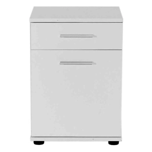 Κομοδίνο - Συρταριέρα γραφείου Trendline σε χρώμα λευκό 40x39x57εκ.