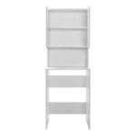 Έπιπλο πλυντηρίου Ceza  από μελαμίνη χρώμα λευκό 65x60x182εκ.