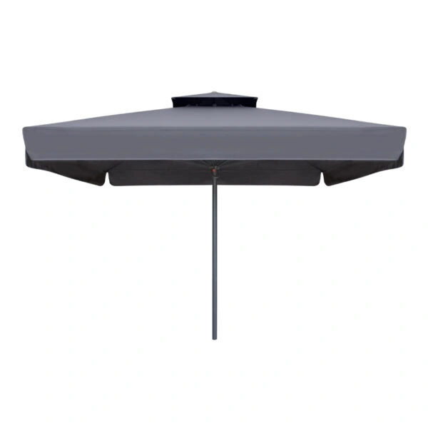 Ομπρέλα επαγγελματική Juno τηλεσκοπική αλουμινίου χρώμα ανθρακί 4x4m.