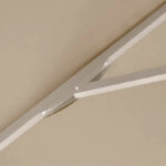 Ομπρέλα επαγγελματική Juno  τηλεσκοπική αλουμινίου χρώμα εκρού 3x3m.