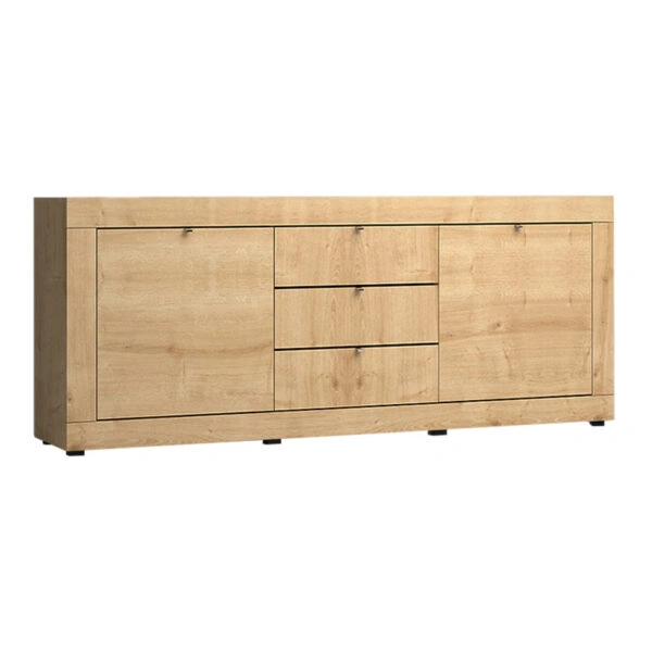 Μπουφές μελαμίνης Ocean  χρώμα sonoma 210x45x86εκ.