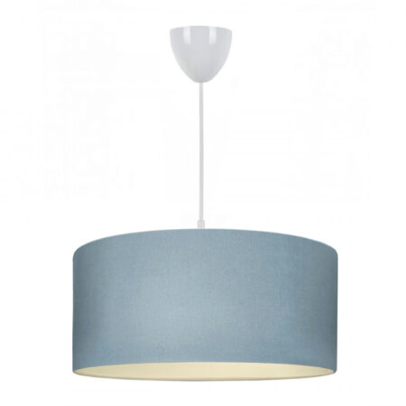 Φωτιστικό οροφής Monahan υφασμάτινο μονόφωτο χρώμα μπλε 38x20x70εκ.