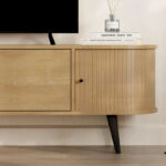 Έπιπλο τηλεόρασης Gentle χρώμα sapphire oak 180x40x52εκ.