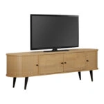 Έπιπλο τηλεόρασης Gentle χρώμα sapphire oak 180x40x52εκ.