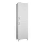 Ντουλάπι κουζίνας/μπάνιου Charlie  χρώμα λευκό 49x31,8x173,9εκ.