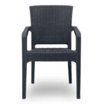 Πολυθρόνα πολυπροπυλενίου Clio  recycled χρώμα ανθρακί 57x55x86εκ.