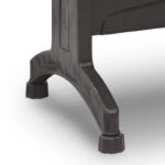 Τραπέζι πολυπροπυλενίου Callan χρώμα καφέ 120x70x73εκ.