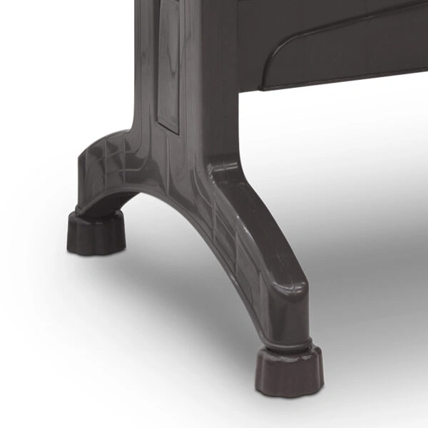 Τραπέζι πολυπροπυλενίου Callan χρώμα καφέ 120x70x73εκ.