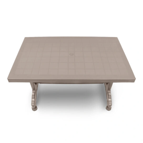 Τραπέζι πολυπροπυλενίου Callan  χρώμα cappuccino 120x70x73εκ.