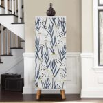 Ντουλάπι κουζίνας/μπάνιου - Παπουτσοθήκη Assiri από μελαμίνη χρώμα λευκό 50x38x135εκ.