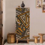 Παπουτσοθήκη - ντουλάπι Soho από μελαμίνη χρώμα sonoma 50x38x135εκ.