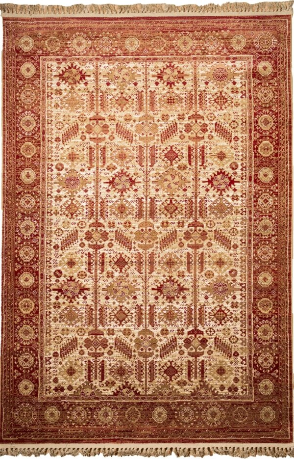 ΧΑΛΙ ORIAN 2305/Cream Red - 200cm x 250cm