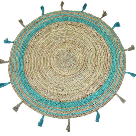 ΧΑΛΙ ΓΙΟΥΤΑ RIVOLI GREEN - 150cm-Στρογγυλό