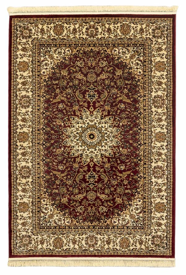 ΧΑΛΙ PERSIA 1019 BURGUNDY ΜΕ ΚΡΟΣΣΙ - 133X190 NewPlan